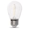 Feit Electric Feit S14 E26 (Medium) LED Bulb Warm White 11 Watt Equivalence 4 pk S14/822/FILED/4 - alternate 7